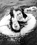 drowning man